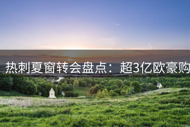 热刺夏窗转会盘点：超3亿欧豪购，托纳利登顶标王